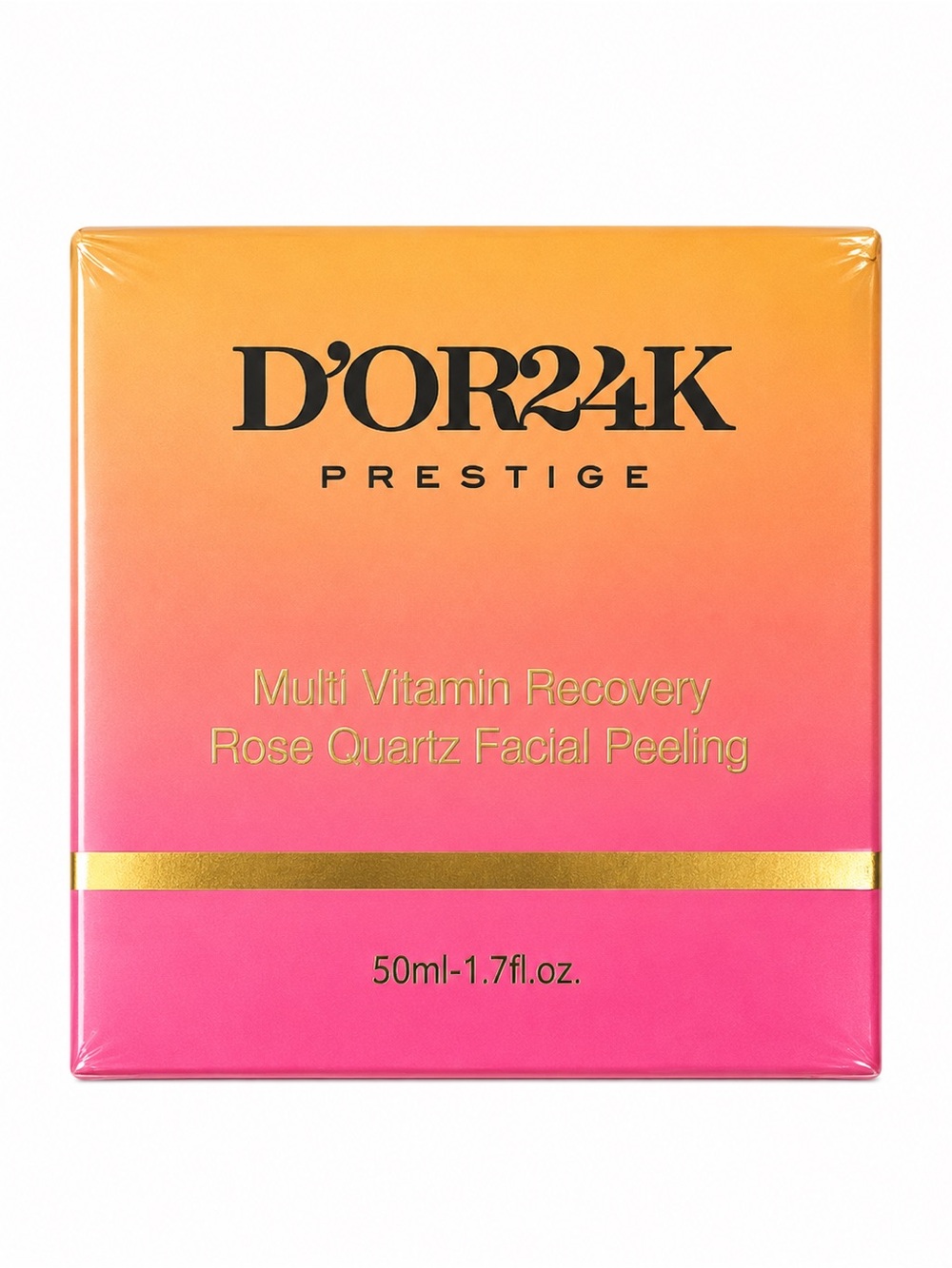 D’OR24K Prestige Rose Quartz Facial Peeling 50ml Multi Vitamin Recovery NIB